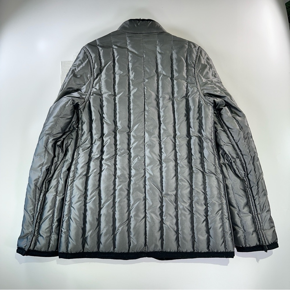 Sharpee Vintage Quilted Down Jacket Utility Snap Front - Picture 9 of 12